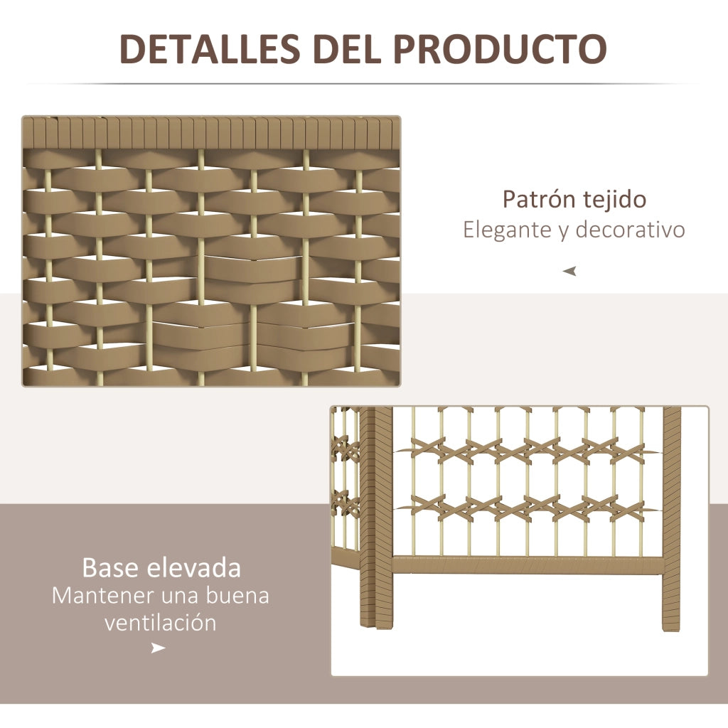 Paravento Separatore 3 Pannelli Pieghevole ¨C Xylo ¨C Carta Naturale 120x170cm