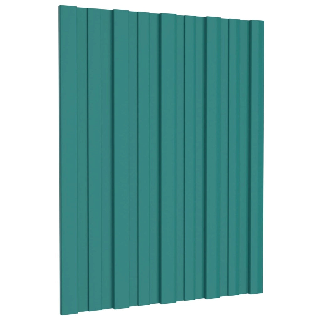 Pannello per tetto 36 pz Verde 60 x 45 cm Acciaio zincato CFW4651939