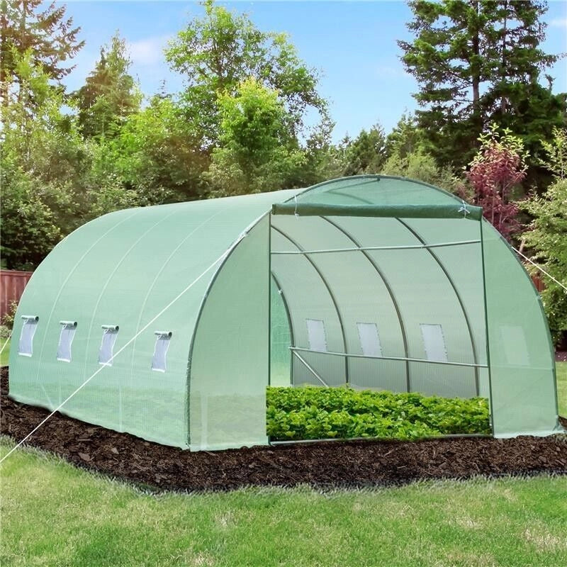 SERRA A TUNNEL PER PIANTE 6 X 3 X 2 M VERDE