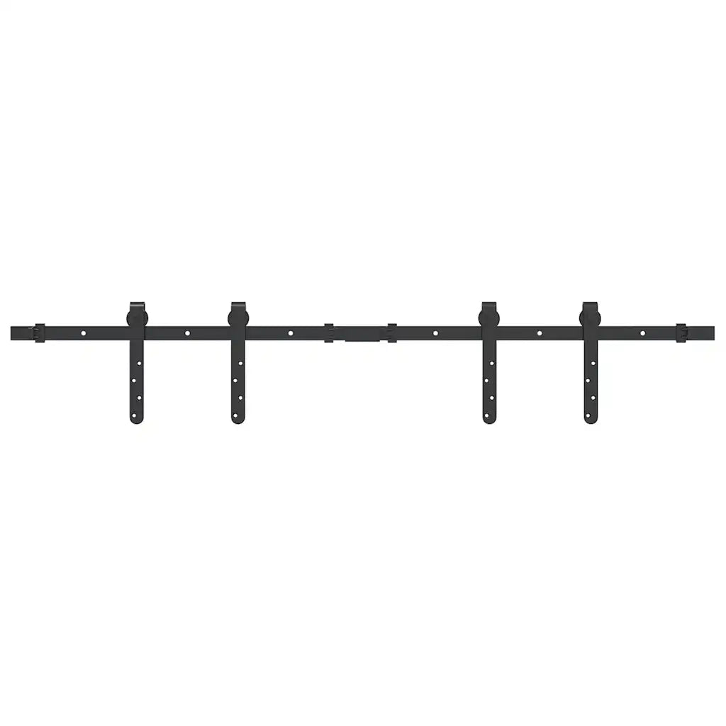 vidaXL Kit Anta Scorrevole per Armadio 122 cm in Acciaio al Carbonio