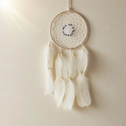 Decorazione per la Camera da Letto - Cadeau per Ragazze - Anello in Ferro - Fiori Naturali - Diametro 16 cm