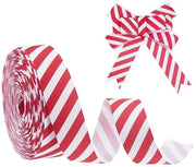 Decorazione con Fili 20 Metri - Rasoio/Bianco a Strisce - Fili Decorativi - Confezione Regalo - Sartoria - Artigianato - Polyester di Alta Qualità - Fili Decorativi