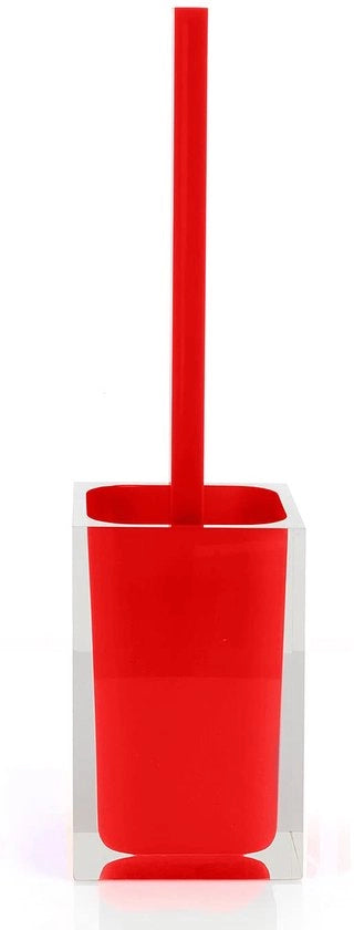 Spazzola per il water - Hars di alta qualità - Rosso - 37,5 x 9,8 x 9,8 cm