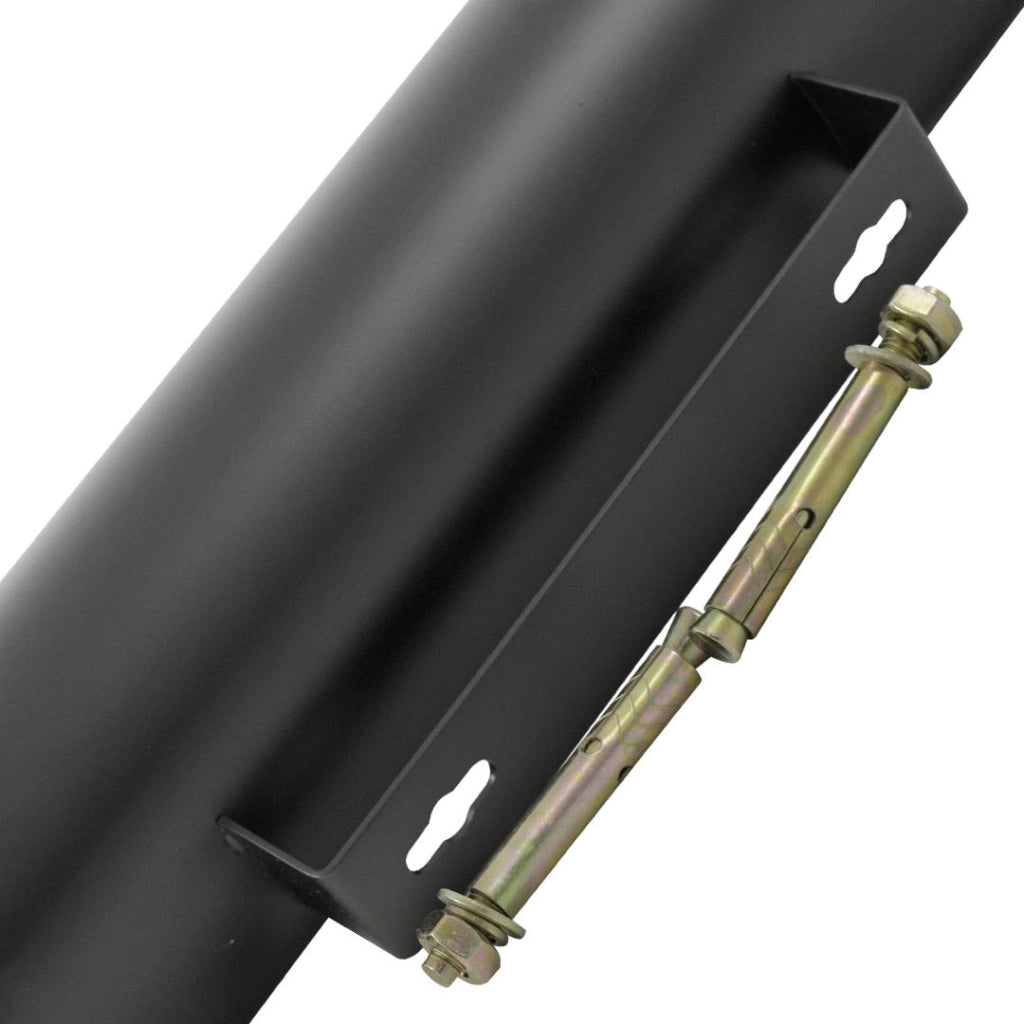 Posacenere da Parete Ø9 cm in Metallo Nero Opaco 3L per Esterno