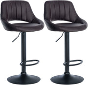 Set di 2 sgabelli da bar Milet in ecopelle B 1