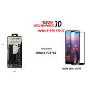 Trade Shop - Pellicola Vetro Temperato 3d Huawei P20 Pro Nero Copertura Totale Maxtech P-p20 Pro 3d -