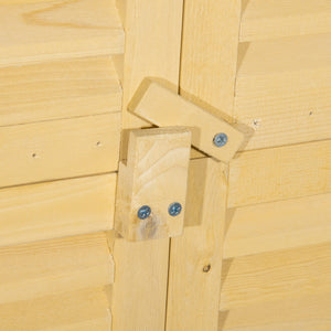 Armadio Mobile Portaoggetti da Giardino 87x46,5x160 cm in Legno