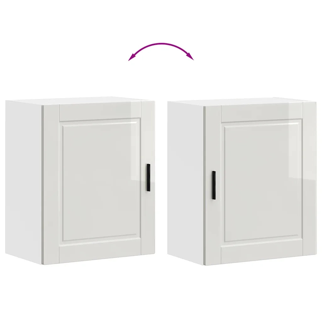 Pensile da Cucina Porto Bianco Lucido in Legno Multistrato