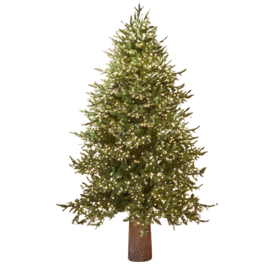 albero di natale "pino luxury" con led integrati, in pe effetto real touch / 240 cm  682222700 green