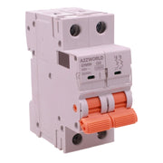 MCB Interruttore Magnetotermico Automatico Curva C 2P 2M 10000A AC 400V IP20 GYM9H, Accoppiabile Con Bobina di Sgancio GA01231 GA01232, Disponibili 25A 32A 40A 63A (C63A)