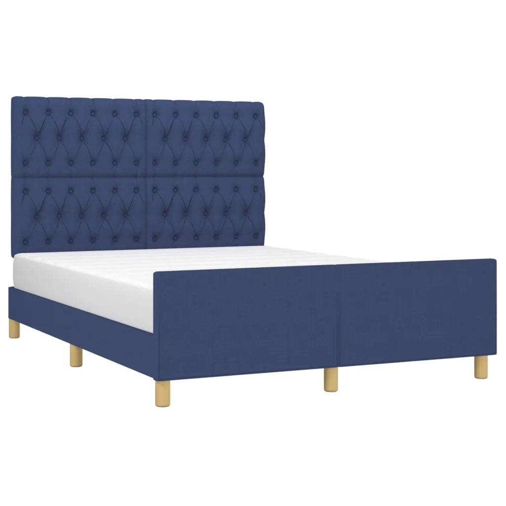 Giroletto senza Materasso Blu 140x200 cm in Tessuto 3125306