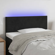 Testiera a LED-Testata con LED Nera 90x5x78/88 cm in Similpelle 256830