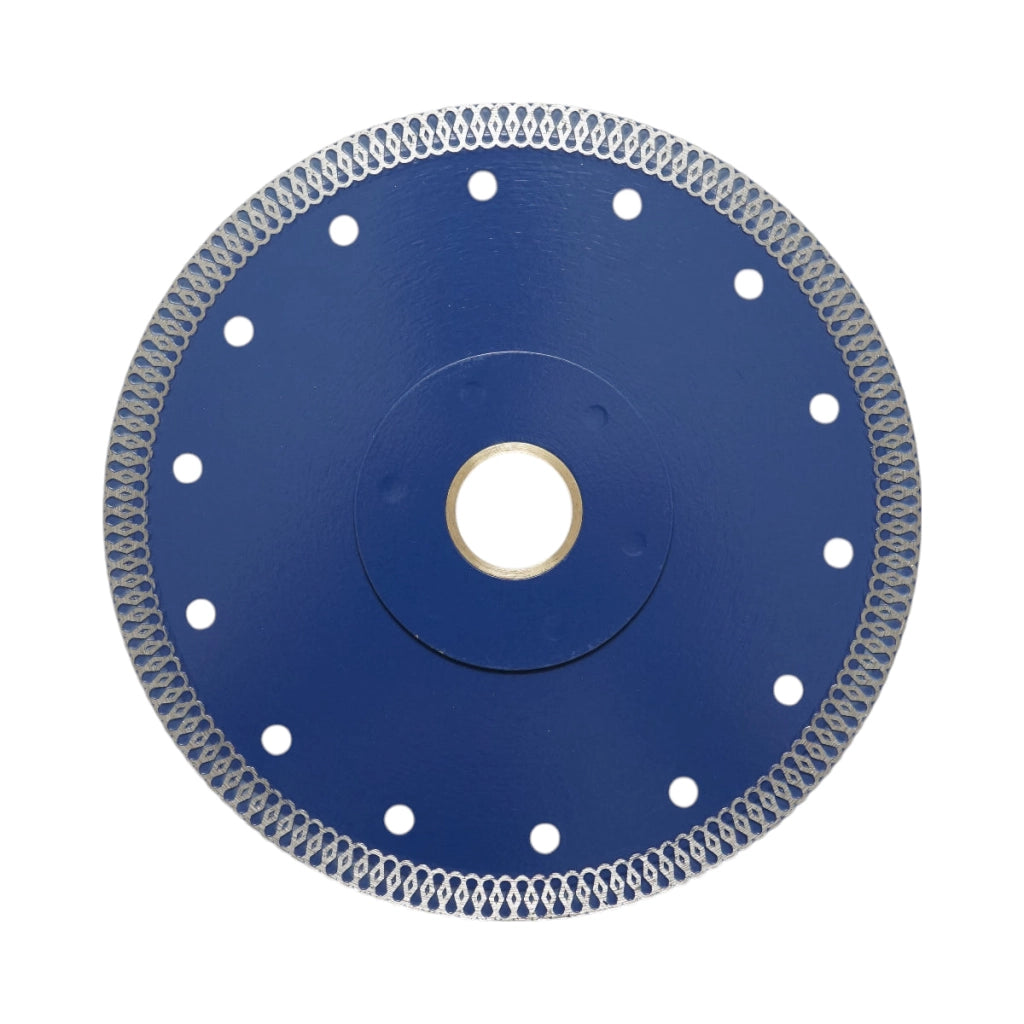 Disco diamantato turbo continuo 180x30/25,4 mm, segmento 10 mm per piastrelle, maiolica, ceramica dura Breckner Germany