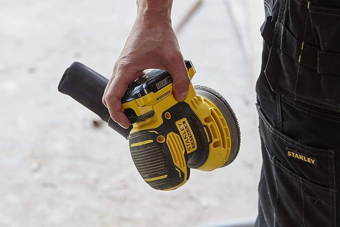 Stanley FatMax SFMCW220B – Levigatrice Rotorbitale 18 V V20,D 125 mm(solo corpo)