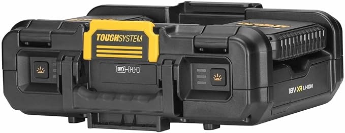 Valigetta DeWalt TOUGHSYSTEM doppia unità torcia led ruotabili 4000 lm DWST08061-1