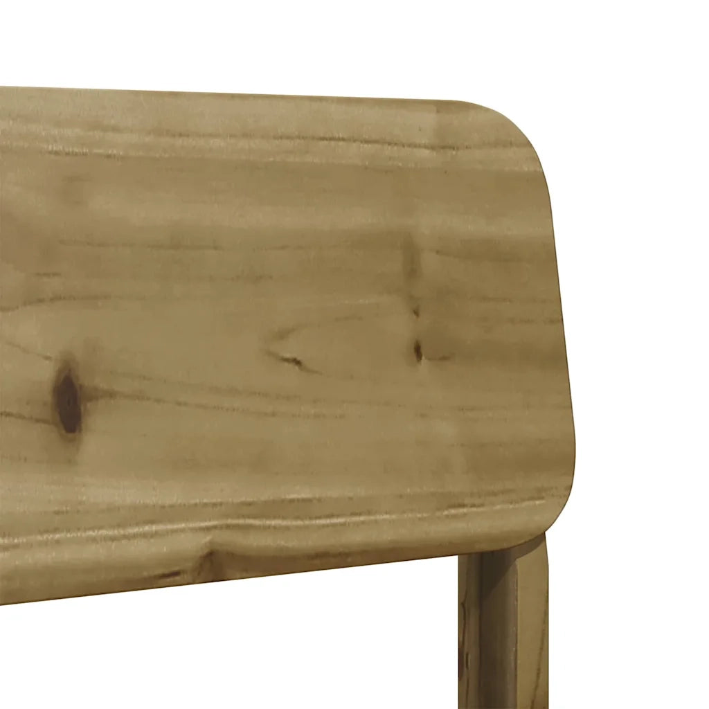 Sedia da Giardino 60x52,5x72 cm in Legno Impregnato di Pino