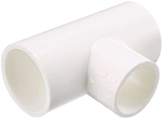 Flessibile T-connessione riduttore 25mm x 25mm x 20mm - T-connessione 3 vie - PVC - Duraturo - Installazione strumentazione libera - T-piezzo