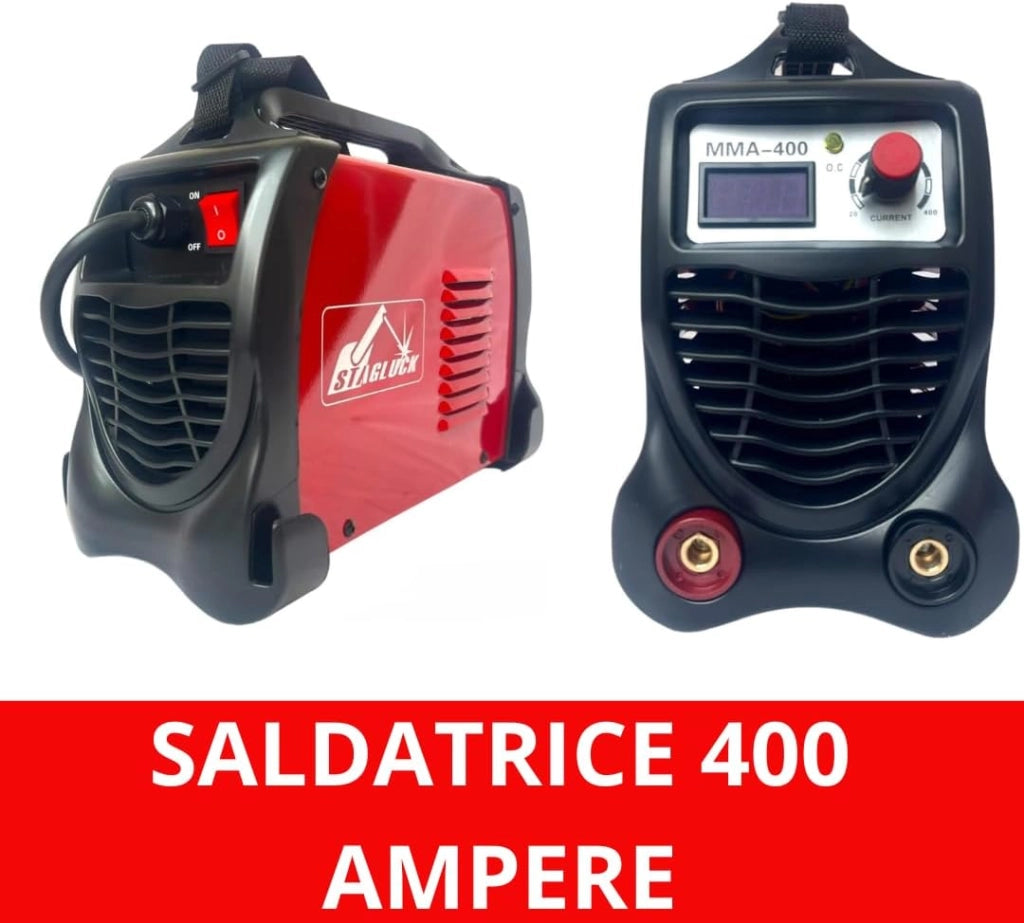 Saldatrice Inverter 400 Ampere, Saldatrice a Elettrodo per Saldatura con Inverter