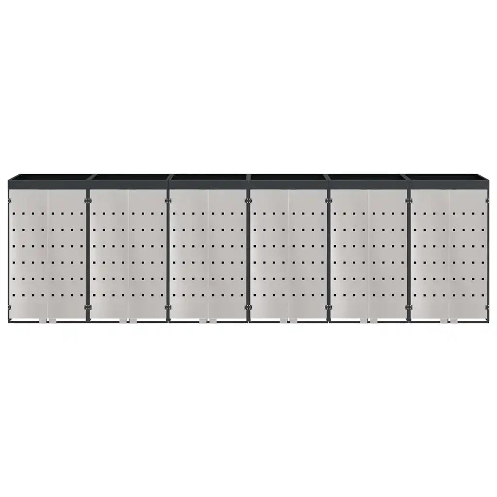 Contenitore per Rifiuti per 3 Bidoni 340 x 77.5 x 115.5 cm