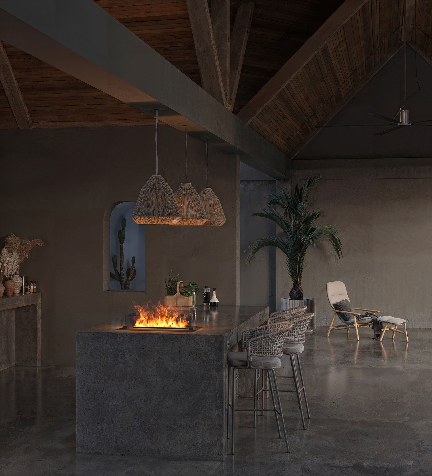 Camino a Vapore Elettrico da Incasso 70x48,5x33 cm Invapo Insert con Ricarica Automatica e LED RGB Nero