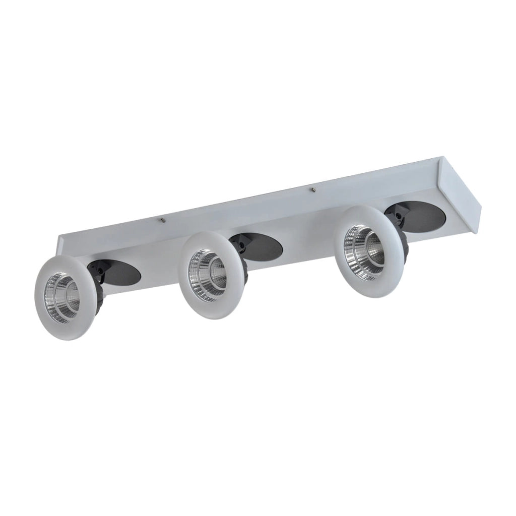 Plafoniera LED Italux Catalina 3 luci bianca 55cm 3000K
