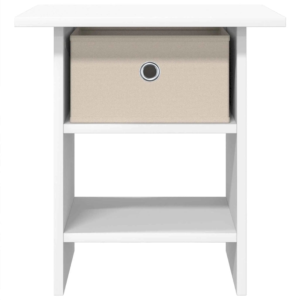 Comodino 2 pcs Bianco 41 x 40 x 45 cm Legno multistrato 8000437