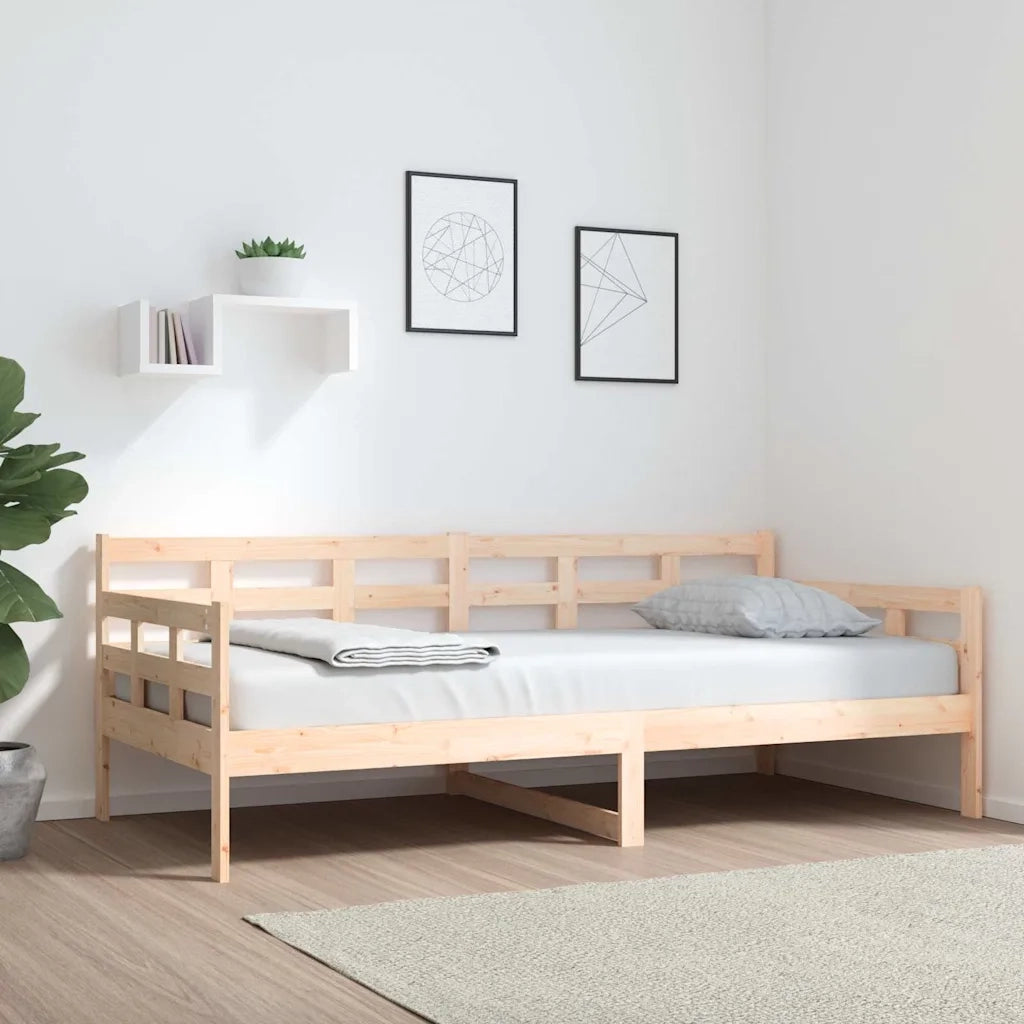 Letto singolo | Letto per adulti | Dormeuse in Legno Massello di Pino 90x190 cm