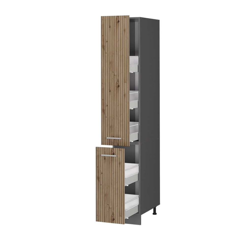 Vicco Armadio da farmacia Rovere artigianale 30 cm