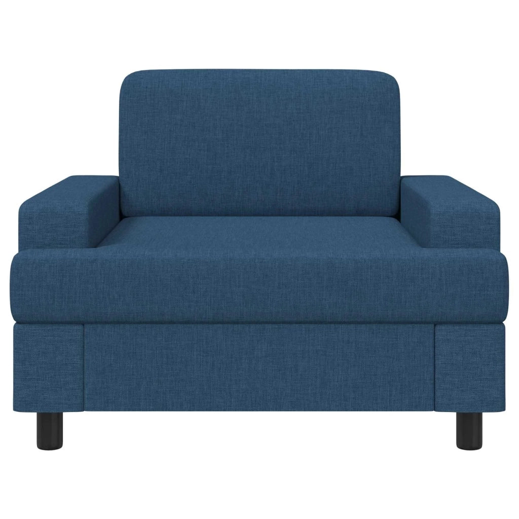 Poltrona Blu Tessuto 42043462