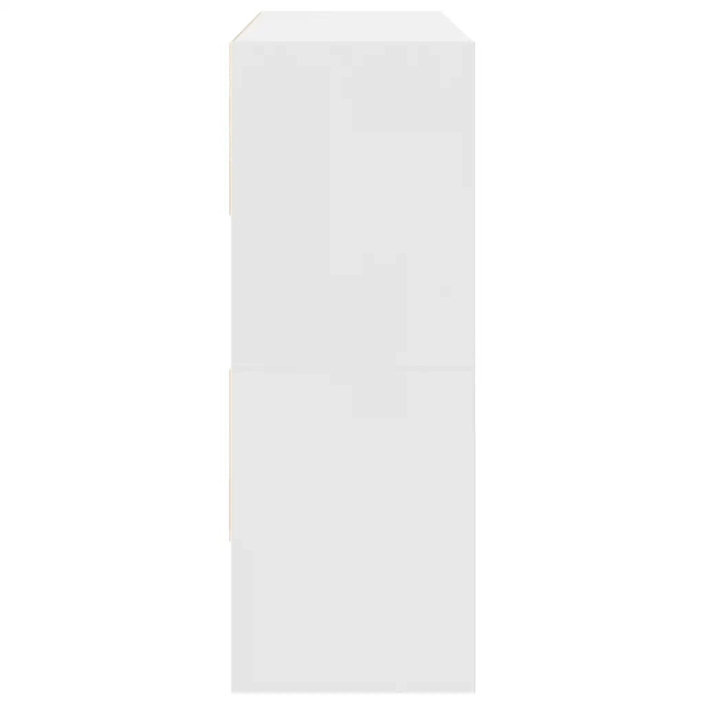 Scarpiere 2 pz Impilabili Bianche 89,5x30x40 cm CFW1525059