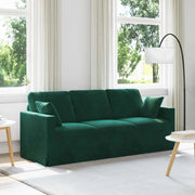 Divano Verde Scuro 198 x 78 x 80 cm Velluto