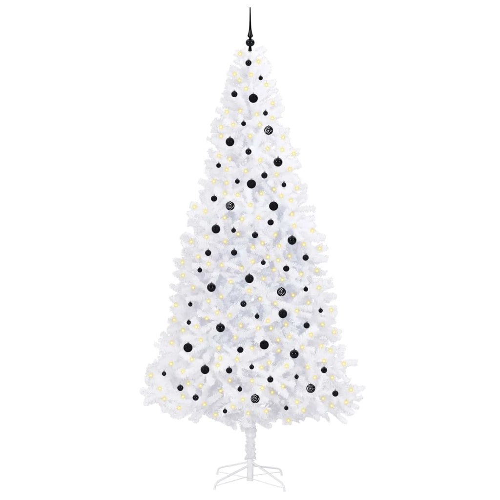 Albero di Natale artificiale Bianco 300 cm PVC e Acciaio 3426559