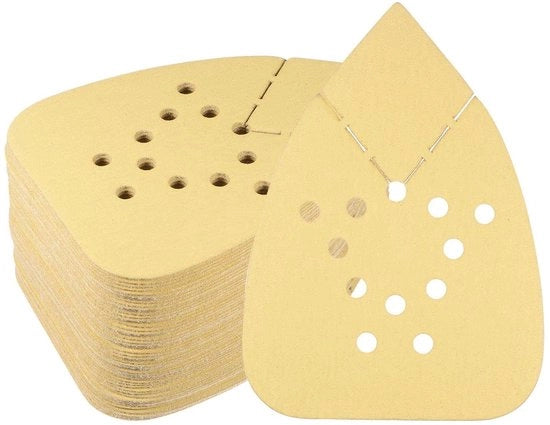 Set di carta abrasiva per motosegatrice da mano, grana 180, 50 pezzi