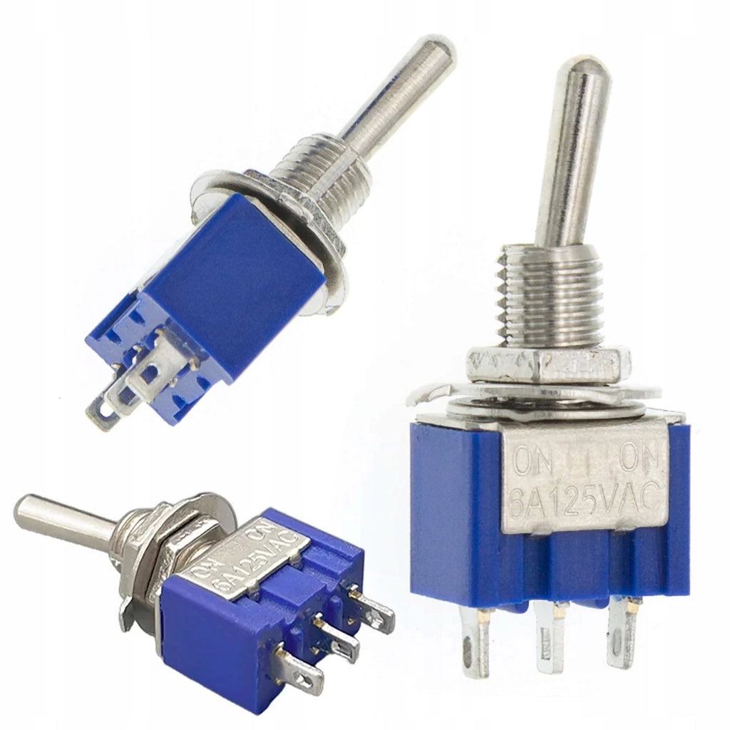 Interruttore a Leva MTS-102 ON-ON – Alta Qualità, 3A 250V / 6A 125V | Versatilità Applicativa