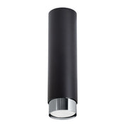 Spot soffitto OSCURO Pure Lume 22,5cm nero/cromo GU10 10W