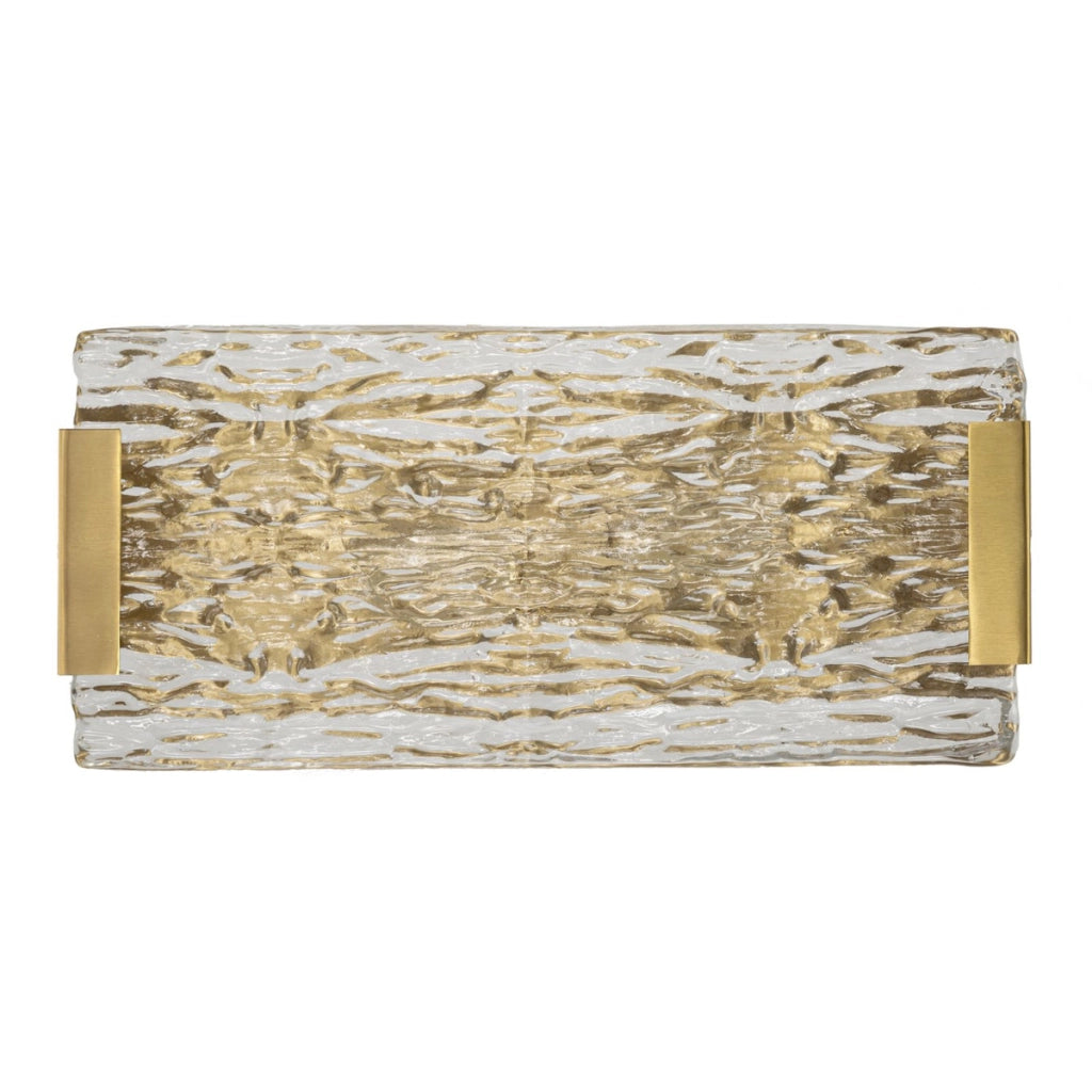 Lampada a Parete VKH59, Oro, Metallo, 36x15x10 cm