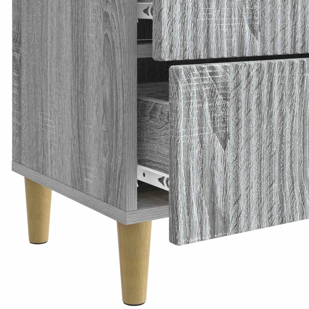 Armadio da Notte con cassetto Grigio Sonoma 62 x 34,5 x 48 cm 894551