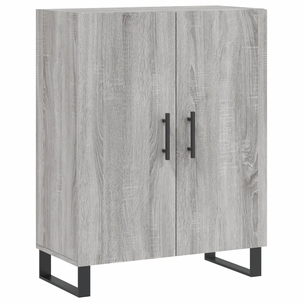 Credenza Grigio Sonoma 69,5x34x90 cm in Legno Multistrato 827754