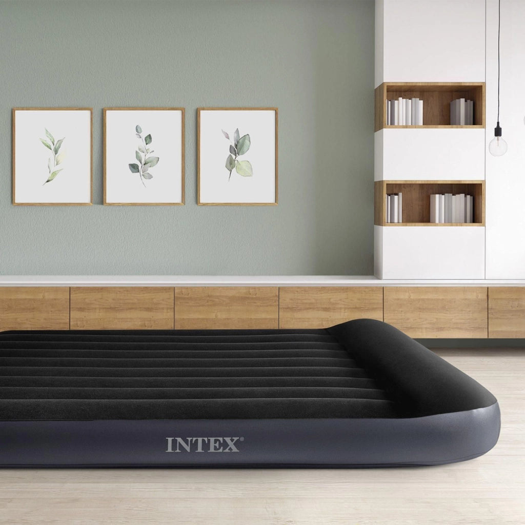 Intex Materasso Dura-Beam Pillow Rest Piazza E Mezza Con Tecnologia Fiber Tech 137X191X25 Cm