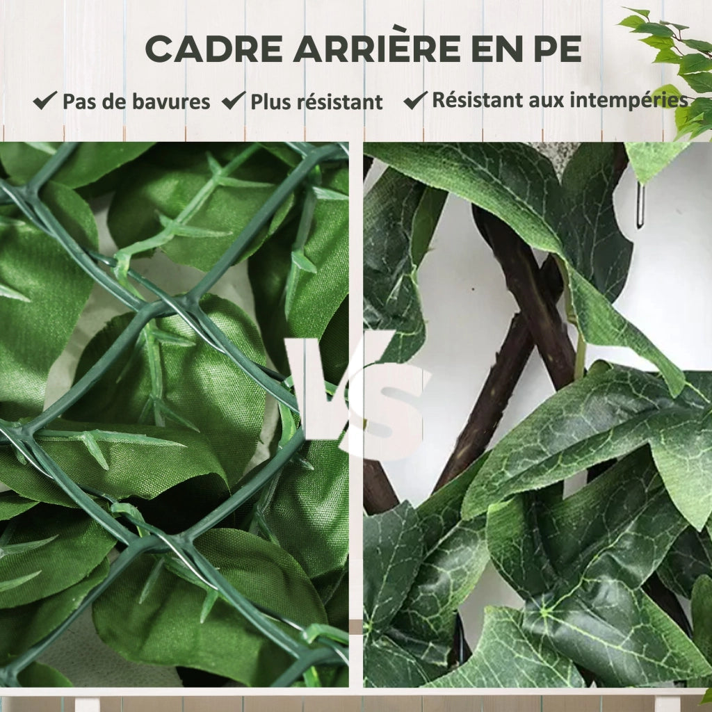 Hedge Artificiale Brise-Vue ¨C zephmum ¨C Verde Scuro 3x1 m