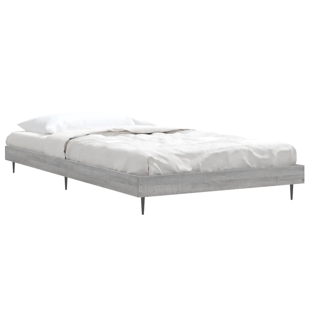 Giroletto-Struttura Letto Grigio Sonoma 90x200 cm in Legno Multistrato 763800