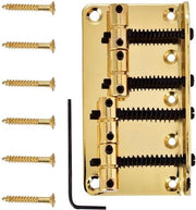 Ponte per 4 Corde Chitarra Basso - Ponte Metallico per Chitarra Basso a 4 Corde - Ghiaccio, Nero, Argento (Ghiaccio)