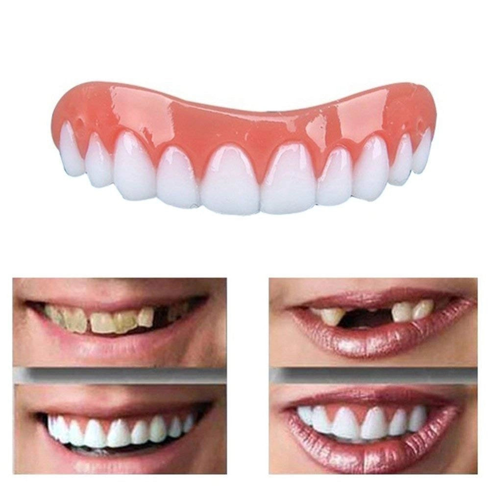 Trade Shop - Dentiera Protesi Dentale Denti Finti Perfetti Riutilizzabile Smontabile Sorriso -