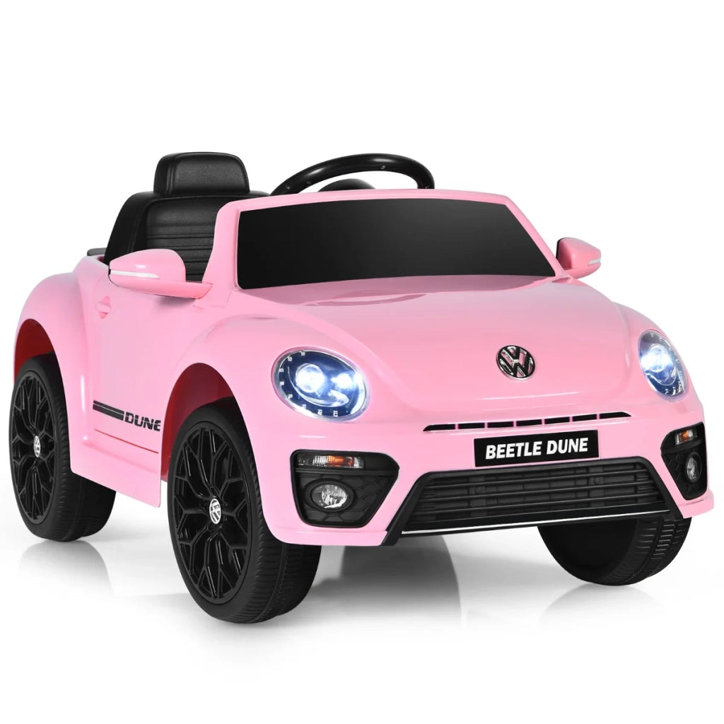 Auto elettrica per bambini 95 x 56 x 47 cm con comandi manuali e telecomando rosa in polipropilene 20_0014721