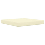 Cuscino per sedie | Cuscino per divano da esterno Crema 80 x 80 x 8 cm Poliestere