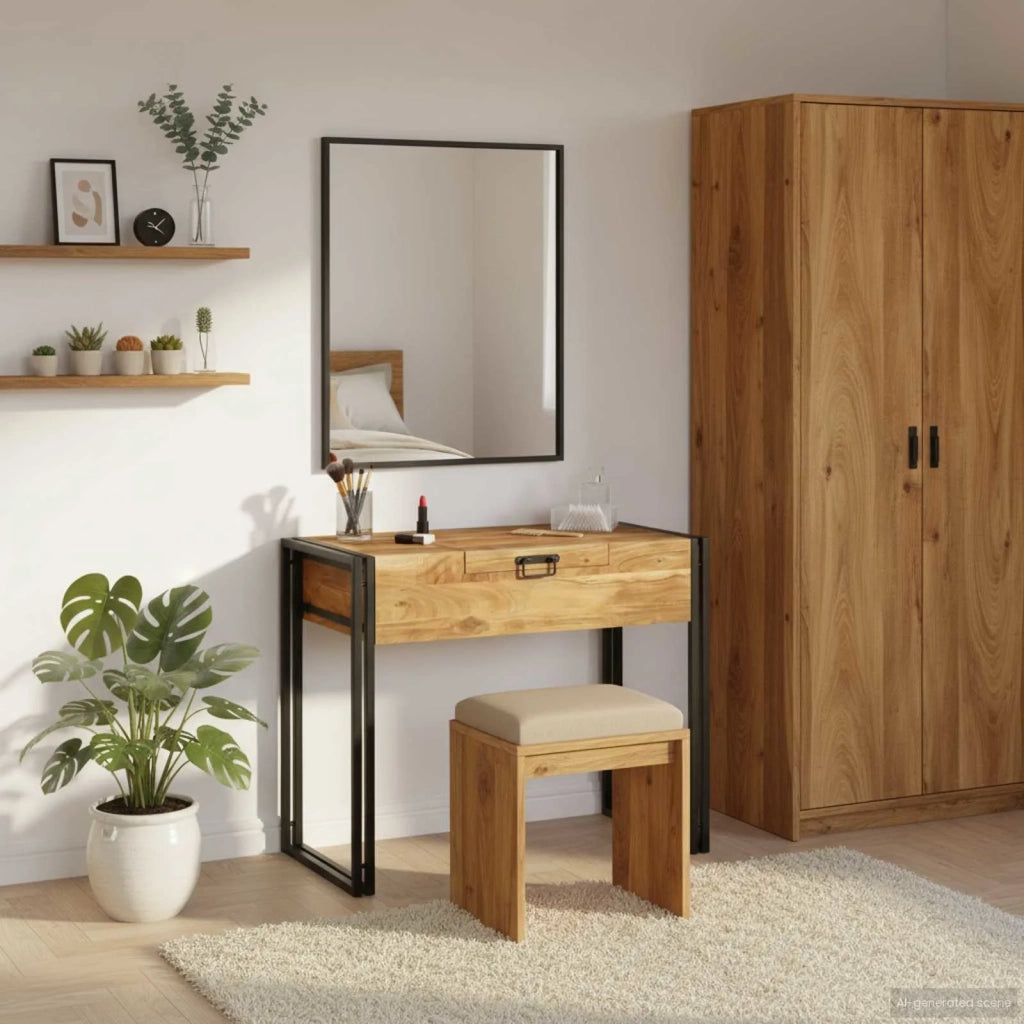 Tavoli da Trucco per Camera da Letto Legno massello di acacia 4016741