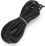 Bungee cordoletto circolare nero 7 mm 10 m/32.8ft di fibra di polipropilene.