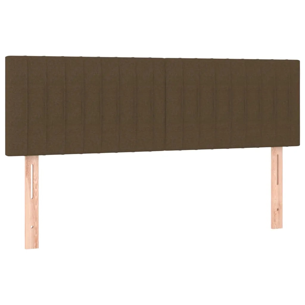 Giroletto a Molle con Materasso Marrone Scuro 140x200cm Tessuto cod mxl 39441