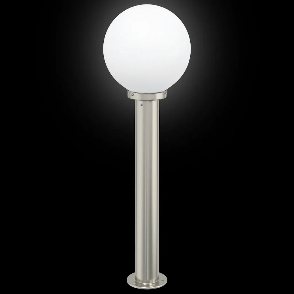 Lampioni a palo 3 pz 80 cm Acciaio Inox IP44 4006096