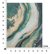 Dipinto su Tela Greenery 80x2,8x100 cm in Legno di Pino e Canvas Multicolor